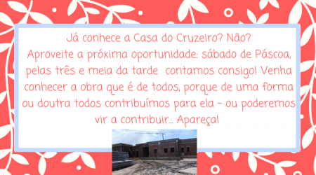 Apareça! Contamos consigo!